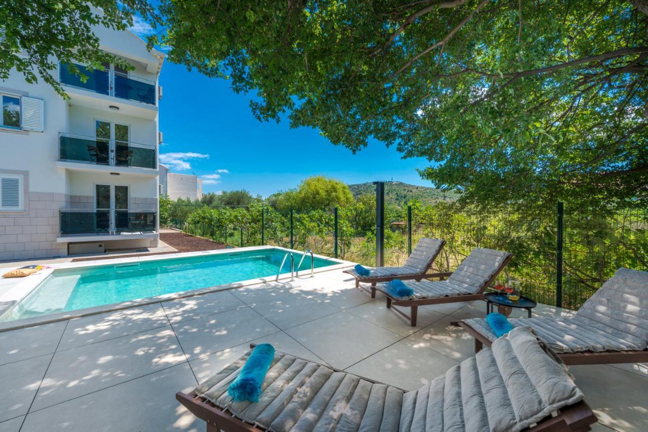 Villa Gold Residence 4 Mlini Bagian luar foto
